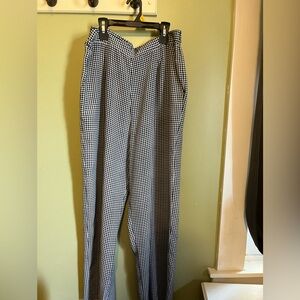 JENNIFER MOORE GINGHAM PANTS-SIZE 16